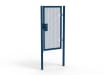 Blue Apollo single leaf gate with Quick Exit Lock