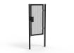 Black Apollo single leaf gate with Latch Lock  