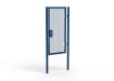 Blue Apollo® 2.0m High x 1.0m Wide 358 Prison Mesh Single Leaf Gate Kit with Unislide
