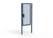 Blue Apollo® 2.0m High x 1.0m Wide 358 Prison Mesh Single Leaf Gate Kit with Latch Lock