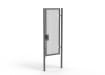 A Grey 2.4m high x 1.0m Wide Single Leaf 358 Apollo Security Gate with Quick Exit Digilock