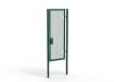 A Green 2.4m high x 1.0m Wide Single Leaf 358 Apollo Security Gate with Unislide Latch