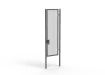 A Grey 3.0m high x 1.0m Wide Single Leaf 358 Apollo Security Gate with Latch Lock 