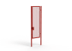 A Red 3.0m high x 1.0m Wide Single Leaf 358 Apollo Security Gate with Quick Exit Digilock