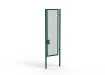 A Green 3.0m high x 1.0m Wide Single Leaf 358 Apollo Security Gate with Latch Lock 