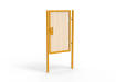 Yellow Apollo single leaf gate with unislide
