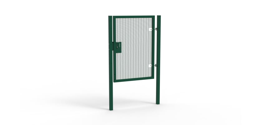 Green Apollo single leaf gate with Latch Lock  