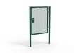 Green Apollo single leaf gate with unislide