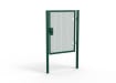 Green Apollo® 1.8m High x 1.5m Wide 358 Prison Mesh Single Leaf Gate Kit  with Quick Exit Digilock