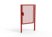 Red Apollo® 1.8m High x 1.5m Wide 358 Prison Mesh Single Leaf Gate Kit with Latch Lock