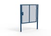 Blue Apollo® 1.8m High x 2.0m Wide 358 Prison Mesh Single Leaf Gate Kit with Unislide Latch