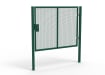 Green Apollo® 1.8m High x 2.5m Wide 358 Prison Mesh Single Leaf Gate Kit with Latch Lock