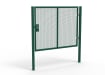 Green Apollo® 1.8m High x 2.5m Wide 358 Prison Mesh Single Leaf Gate Kit with Unislide Latch