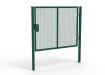 Green Apollo® 1.8m High x 2.5m Wide 358 Prison Mesh Single Leaf Gate Kit with Latch Lock