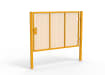 Yellow Apollo® 1.8m High x 3.0m Wide 358 Prison Mesh Single Leaf Gate Kit with Unislide Latch
