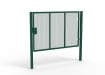 Green Apollo® 1.8m High x 3.0m Wide 358 Prison Mesh Single Leaf Gate Kit with Latch Lock