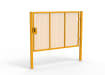 Yellow Apollo® 1.8m High x 3.0m Wide 358 Prison Mesh Single Leaf Gate Kit with Quick Exit Digilock