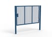 Blue Apollo® 1.8m High x 3.0m Wide 358 Prison Mesh Single Leaf Gate Kit with Unislide Latch