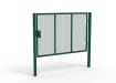 Green Apollo® 1.8m High x 3.0m Wide 358 Prison Mesh Single Leaf Gate Kit with Quick Exit Digilock