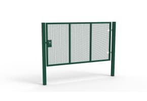 Apollo® 1.8m High x 3.0m Wide 358 Prison Mesh Single Leaf Gate Kit