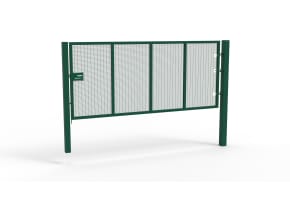 Apollo® 1.8m High x 3.5m Wide 358 Prison Mesh Single Leaf Gate Kit