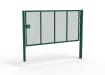 Apollo green single leaf gate 