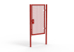 Red Apollo® 2.0m High x 1.2m Wide 358 Prison Mesh Pedestrian Gate Kit With Unislide Latch