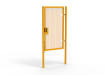 Yellow Apollo® 2.0m High x 1.2m Wide 358 Prison Mesh Pedestrian Gate Kit with Quick Exit Digital Lock