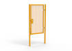 Yellow Apollo® 2.0m High x 1.2m Wide 358 Prison Mesh Pedestrian Gate Kit With Unislide Latch