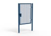 Blue Apollo® 2.0m High x 1.5m Wide 358 Prison Mesh Pedestrian Gate Kit with Latch Lock with Handles