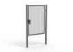 Grey Apollo® 2.0m High x 1.5m Wide 358 Prison Mesh Pedestrian Gate Kit with Quick Exit Digital Lock