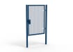 Blue Apollo® 2.0m High x 1.5m Wide 358 Prison Mesh Pedestrian Gate Kit with Quick Exit Digital Lock