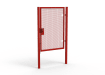 Red Apollo® 2.0m High x 1.5m Wide 358 Prison Mesh Pedestrian Gate Kit with Quick Exit Digital Lock