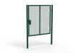 Green Apollo® 2.0m High x 2.0m Wide 358 Prison Mesh Single Gate Kit with Quick Exit Digital Lock