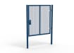 Blue Apollo® 2.0m High x 2.0m Wide 358 Prison Mesh Single Gate Kit with Unislide Latch