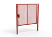 Red Apollo® 2.0m High x 2.5m Wide 358 Prison Mesh Single Gate Kit with Quick Exit Digital Lock
