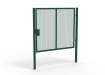 Green Apollo® 2.0m High x 2.5m Wide 358 Prison Mesh Single Pedestrian Gate Kit with Latch Lock with Handles