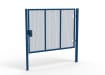 Blue Apollo® 2.0m High x 3.0m Wide 358 Prison Mesh Single Gate Kit with Quick Exit Digital Lock