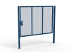Blue Apollo® 2.0m High x 3.0m Wide 358 Prison Mesh Single Gate Kit with Unislide Latch