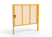 Yellow Apollo® 2.0m High x 3.0m Wide 358 Prison Mesh Single Pedestrian Gate Kit with Latch Lock with Handles
