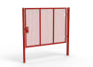 Red Apollo® 2.0m High x 3.0m Wide 358 Prison Mesh Single Gate Kit with Unislide Latch