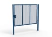 Blue Apollo® 2.0m High x 3.0m Wide 358 Prison Mesh Single Gate Kit with Latch Lock