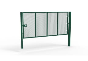 Apollo® 2.0m High x 5.0m Wide 358 Prison Mesh Single Leaf Gate Kit