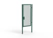 A Green 2.4m high x 1.2m Wide Single Leaf 358 Apollo Security Gate with Unislide Latch
