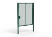 A Green 2.4m high x 2.0m Wide Single Leaf 358 Apollo Security Gate with Quick Exit Digilock