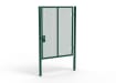 A Green 2.4m high x 2.0m Wide Single Leaf 358 Apollo Security Gate with Unislide Latch