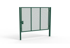 Apollo®  2.4m High x 3.0m Wide 358 Prison Mesh Single Leaf Gate Kit