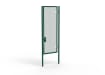 A Green 3.0m high x 1.2m Wide Single Leaf 358 Apollo Security Gate with Unislide Latch