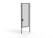 A Grey 3.0m high x 1.2m Wide Single Leaf 358 Apollo Security Gate with Latch Lock Handles