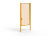A Yellow 3.0m high x 1.5m Wide Single Leaf 358 Apollo Security Gate with Unislide Latch